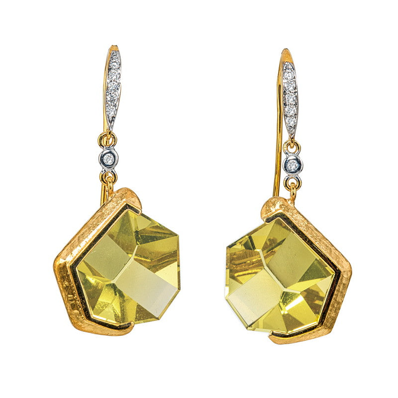 Lemon hot sale quartz earrings