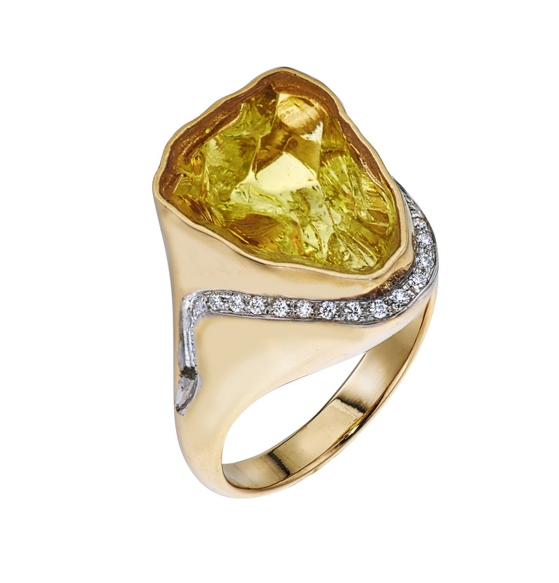 Lemon hot sale diamond ring